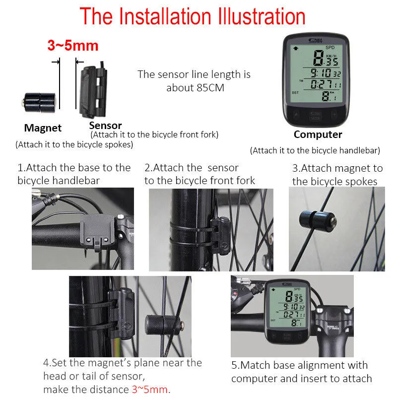 Bicycle Speedometer Cycle Digital