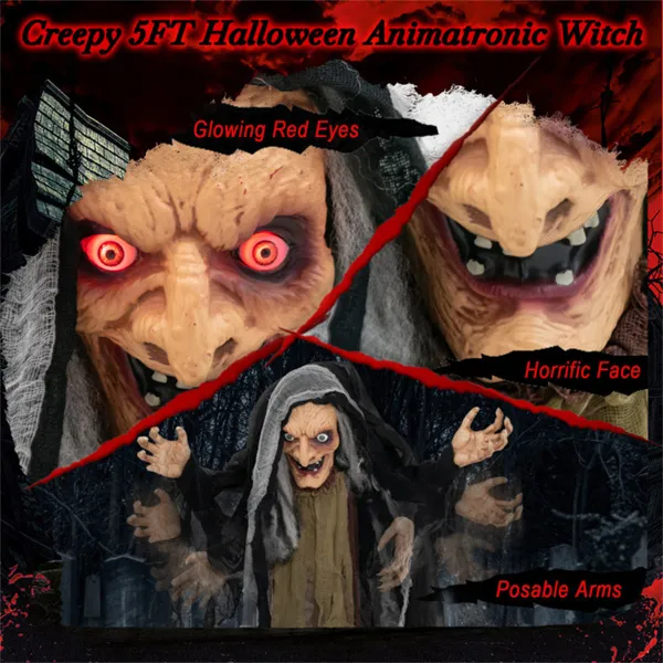 Halloween Witch Prop Decoration